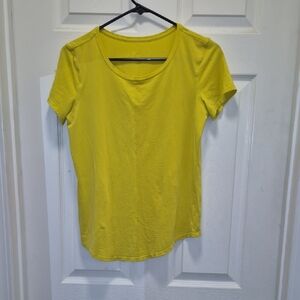 Lululemon Athletica Bright Yellow Short Sleeve Tee